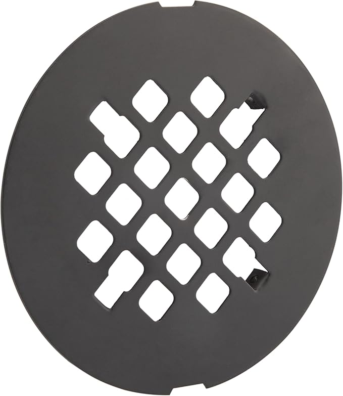 Artiwell 4-1/4” OD Snap-in Shower Drain Cover, Round Shower Drain Strainer Grid, Replacement Cover, Designed for Long-Lasting