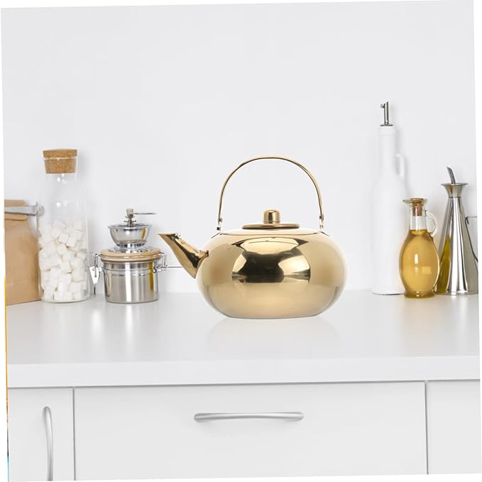 ABOOFAN Home Use Kettle Strainer Portable Tea Kettle with Stainless Steel Material