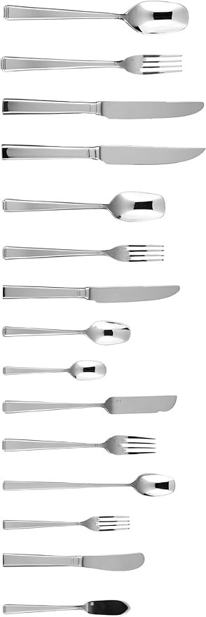 Fortessa Scalini 18/10 Stainless Steel Flatware Serving Fork, 9-Inch