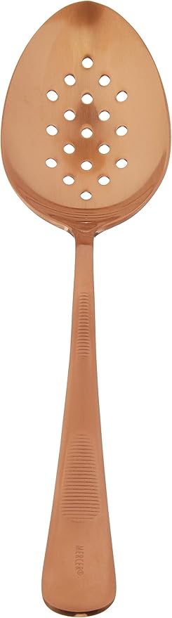 Mercer Culinary 18-8 Stainless Steel Plating Spoon, 9 Inch, Rose Gold