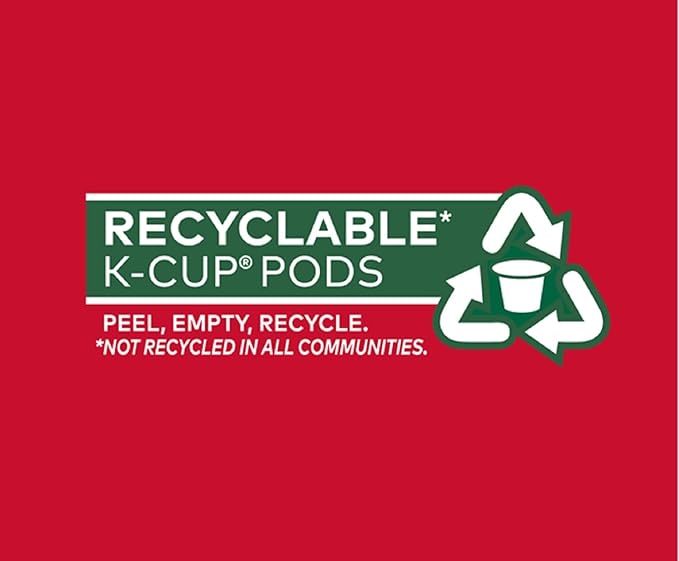 Tim Hortons Hazelnut Flavored, Medium Roast Coffee, Single-Serve K-Cup Pods Compatible with Keurig Brewers, 72ct K-Cups, 6x12ct Boxes, Red