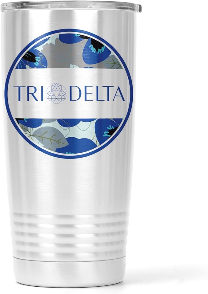 Sorority Stainless Steel Tumbler - 20oz - Ringed Base (#2)