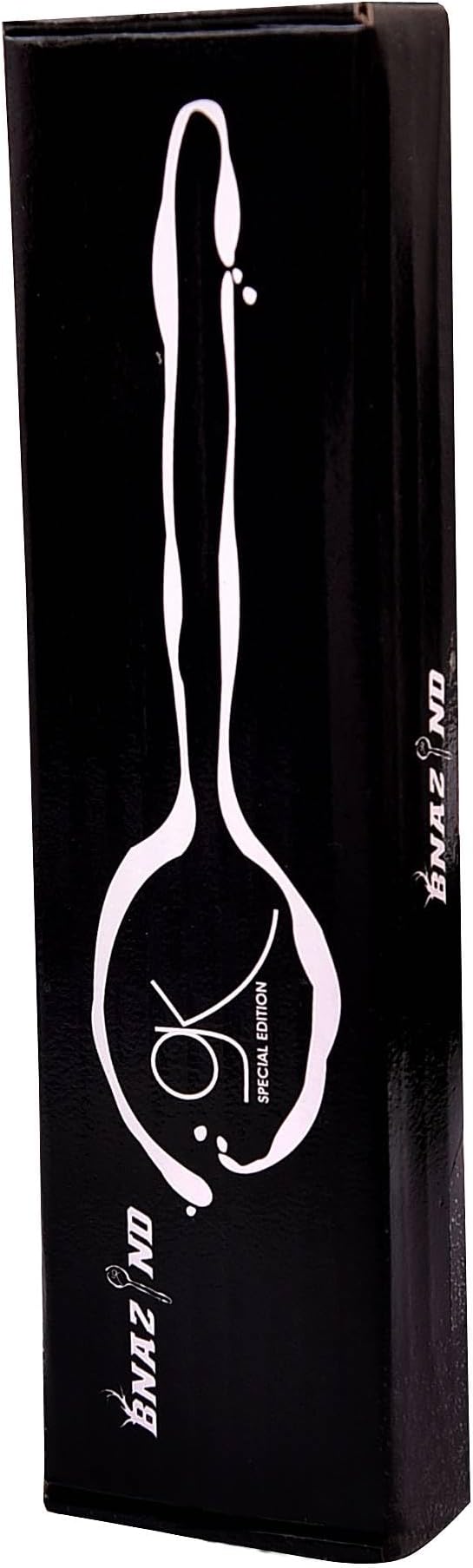 Chef Kunz Spoon Set | Pack of 2 | 18/10 Stainless Steel Serving Spoons | 9 Inch Basting Quenelle Chef Cooking Utensils Dinner Plating Spoon