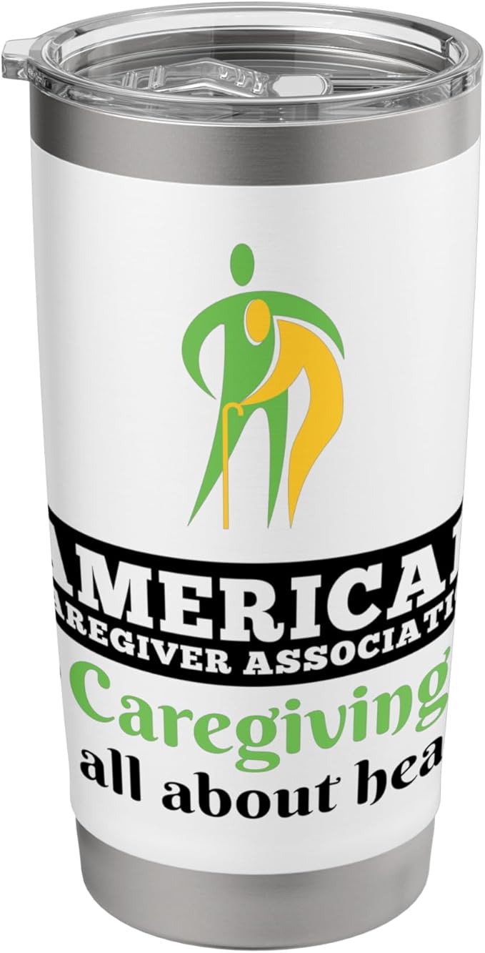 Caregiving Is All About Heart (Official ACA Merch) Stainless Steel Insulated Tumbler