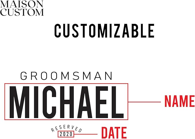 Groomsmen Gifts - Personalized Beer Mugs - Groomsmen Proposal Gift Idea - Customized Gift for Groom, Best Man, Groomsman - Custom Engraved Beer Mugs for Grooms Men - Groomsmen Beer Glasses (Design E)