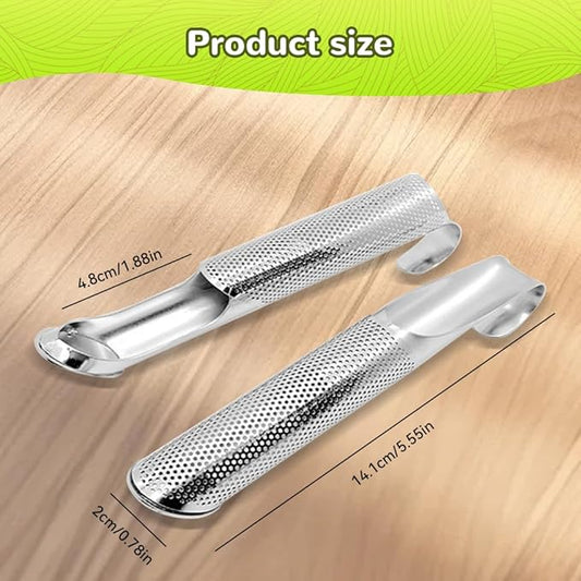 304 Stainless Steel Tea Diffuser, 2025 New Loose Leaf Tea Infuser, Portable Teas Infuser for Office and Home, Spices, Seasonings, Coffee Steeper for Coffee Lovers, Teas Holder Loose Leaf for Gift (2)