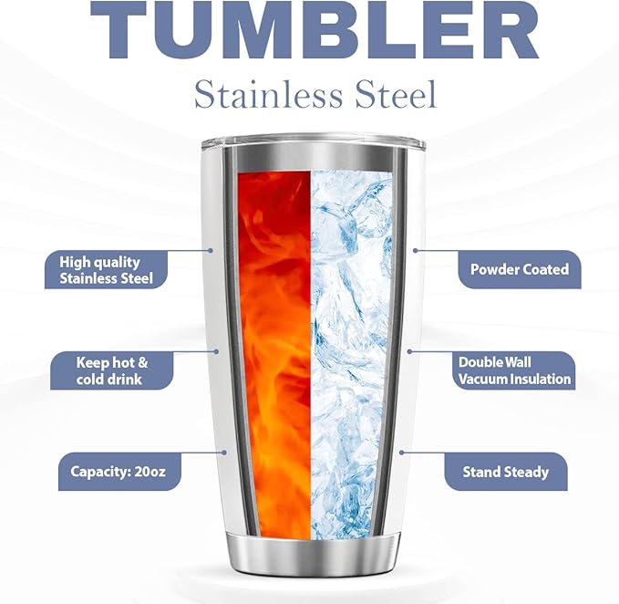 CUBICER Barber Coffee Tumbler Hair Stylist Travel Mug With Lid Appreciation Birthday Gifts For Women Friends Teens Men Boys Coworkers Insulated Cup Stainless Steel Tumblers Funny Quotes