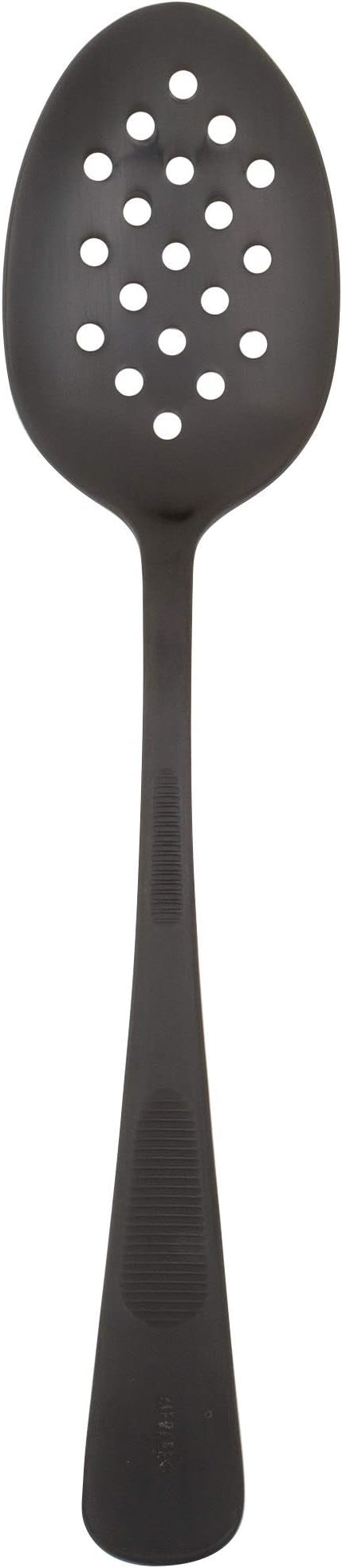 Mercer Culinary 18-8 Stainless Steel Plating Spoon, 7-7/8 Inch, Matte Black