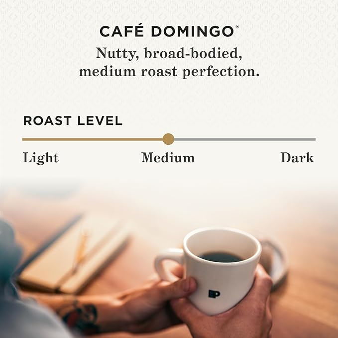 Peet's Coffee, Medium Roast Keurig K-Cup Pods - Cafe Domingo 10 Count (1 Box of 10 Pods)