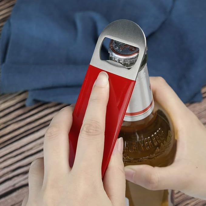 10 PACK Stainless Steel Flat Bottle Opener, Beer Bottle Opener, 7inch, for Kitchen, Bar or Restaurant