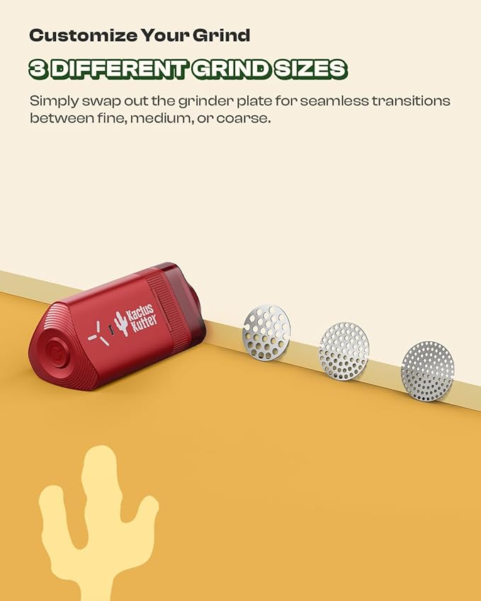 K2 Pro Electric Kitchen Grinder 3 Grams Automatic Spice Mill, Portable Rechargeable Grinder For Kitchen Grinding up to 3 Grams - Deep Scarlet
