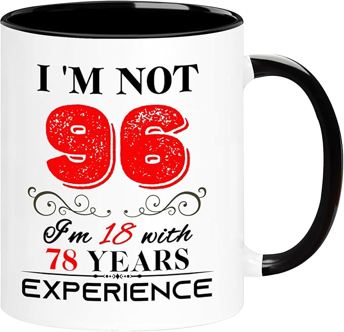 1929 96th Birthday Mug for Women Men, Turning 96 Year Old Birthday Gifts for Mom, Dad, Grandma, Grandpa, Wife, Husband, Uncle, Aunt, Sister, Best Friends, Coworkers, Her, Him, 11oz Coffee Cup