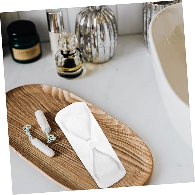 3pcs Reusable Organic Cotton Sanitary Towels Washable Menstrual Pads with Hidden Button for Women Comfortable Breathable Environmentally Friendly