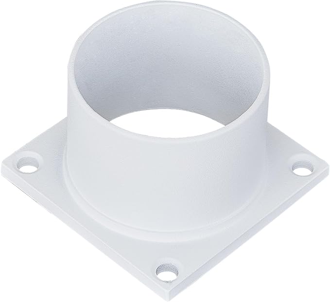 Mayfield Outdoor Post Top Light with 3-Inch Pier Base Mount Fitter, White – Design House, 590281
