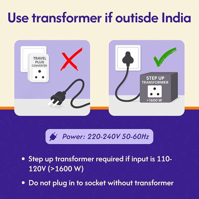 upliance AI Cooking Assistant | 750+ Recipes | AI Powered | 12 Modes | Weighing Scale | App & WiFi | 220-204V | Use with Transformer in USA