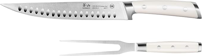 Cangshan S1 Series 61895 German Steel Forged 2-Piece Carving Set, Crème