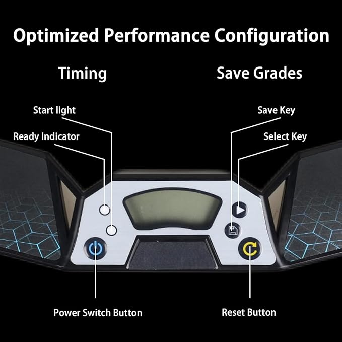 Speed Timer for Professional Athletics, Touch Control Timers with Display, Timer for Cube Race Stack Competition a Great Gift for Boys and Girls (black4)