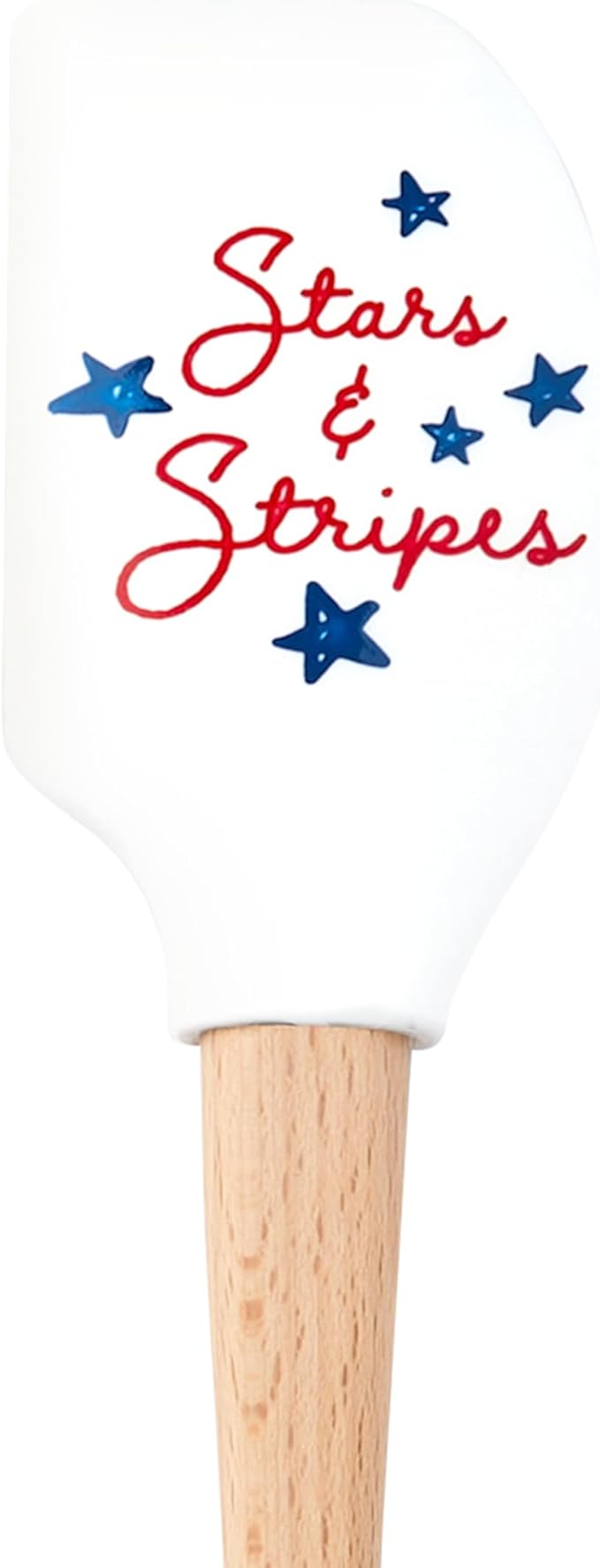 Tovolo Stars & Stripes Spatulart Spatula, Kitchen Utensil for Food and Meal Prep, Baking, Mixing, Turning, and More