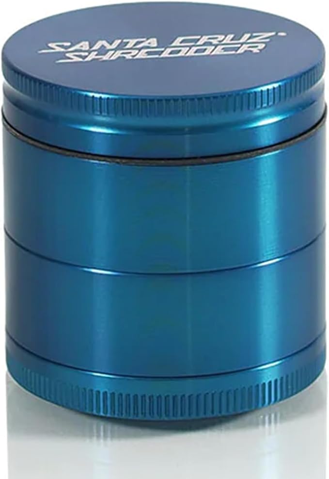 Santa Cruz Shredder Spice Grinder Made in USA (Medium (2.2 Inch), Blue)