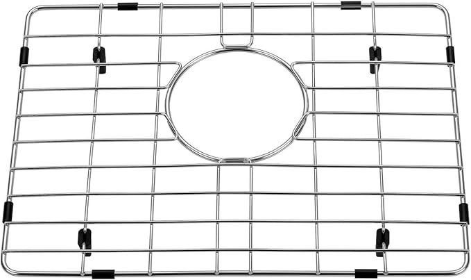 STARSTAR Workstation Ledge Undermount Single Bowl 304 Stainless Steel Kitchen Sink, With Grid, Cutting Board (15 x 15)