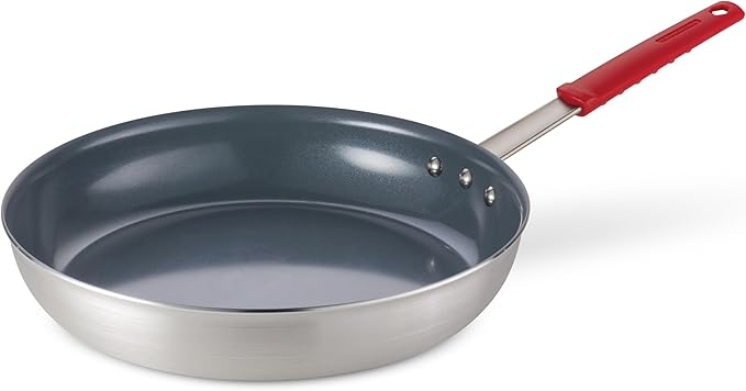 Tramontina Professional 14-Inch Ceramic Non Stick Extra Large Frying Pan, Heavy-Gauge Aluminum Skillet with Nonstick Coating, Dishwasher and Oven Safe, Gray