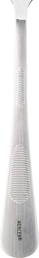 Mercer Culinary 18-8 Stainless Steel Plating Solid Spoon, 7-7/8 Inch,Silver