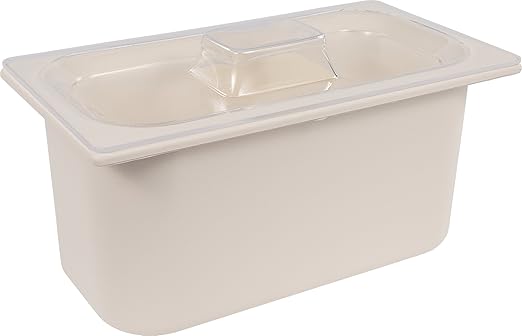 Carlisle FoodService Products CM112707 Coldmaster Acrylic Third Size Lid, 12.72" Length x 6.90" Width x 1/8" Height, Clear (Case of 2)