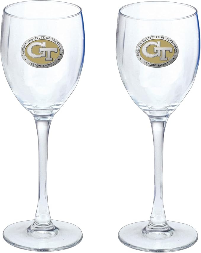 Heritage Pewter GT Glass Goblets – Set of 2 | 12 OZ Goblet Wine Glasses | Expertly Crafted Pewter Glass