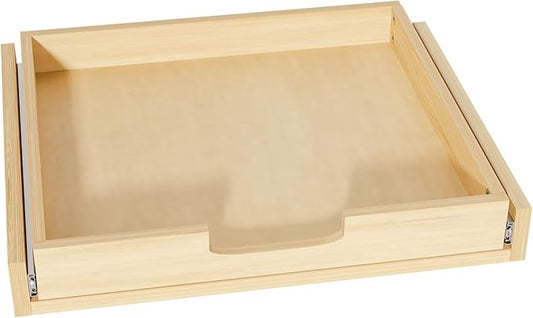 Pullout Cabinet Organizer, 32''W×21''D×3''H Slide Out Shelves for Kitchen Cabinets, Pull out Drawers for Kitchen Cabinets, Pantry, Bathroom, & Storage Organization