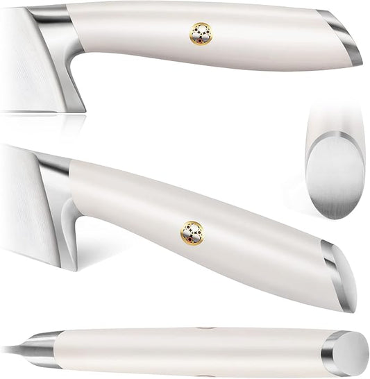 Cangshan L1 Series 3-Piece Starter Knife Set, Forged German Steel, White, 1026924