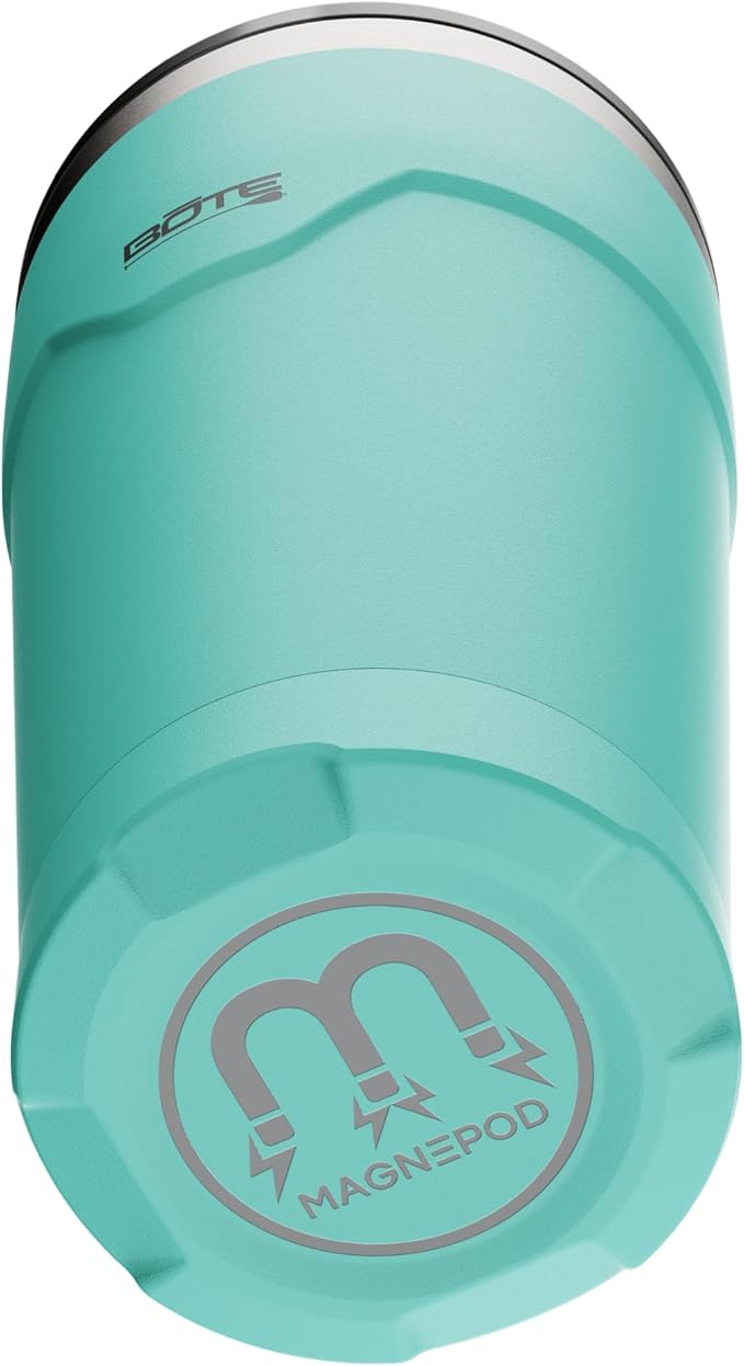 BOTE MagnePod Drinkware Insulated Drink Tumbler includes Lid with Straw Magnetically attaches to Compatible SUPs Kayaks Floats Hangouts 20 oz Multiple Colors