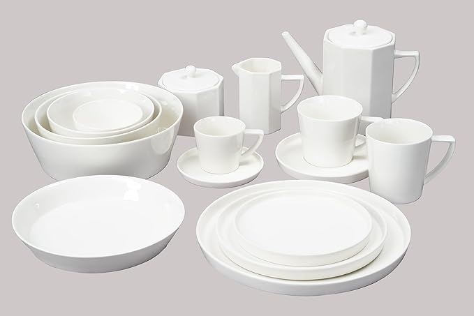 Bone China Cone Shape, Elegance White Serving Bowl 45oz, Case of 6