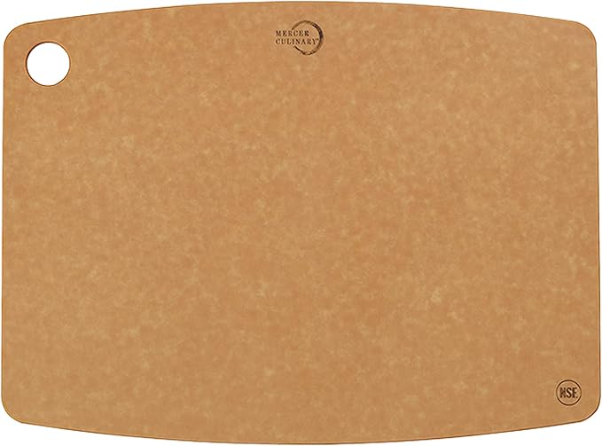 Mercer Culinary Composite Cutting Board 14 9/16" x 10 13/16" NSF, Brown