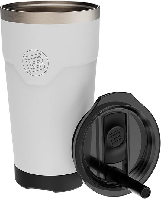 BOTE MagnePod Drinkware Insulated Drink Tumbler includes Lid with Straw Magnetically attaches to Compatible SUPs Kayaks Floats Hangouts 20 oz Multiple Colors
