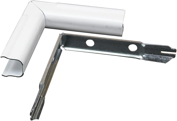 Legrand Wiremold BWH7 Metal Raceway for Extending Power, 700 Series, Inside Elbow, White (1 Pack)