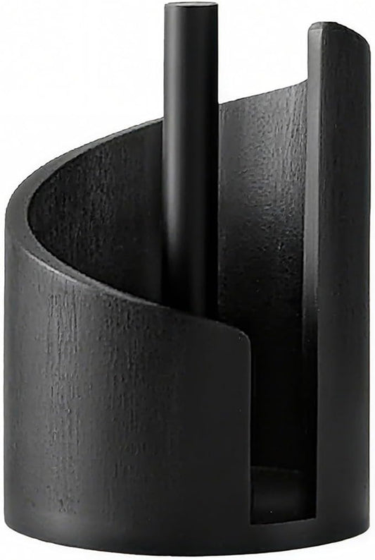 Mountain Wooden Paper Towel Holder Countertop - Modern Minimalist Large Capacity ，Sturdy Clear Texture Wooden Storage Organizer for Kitchen/Home/Office