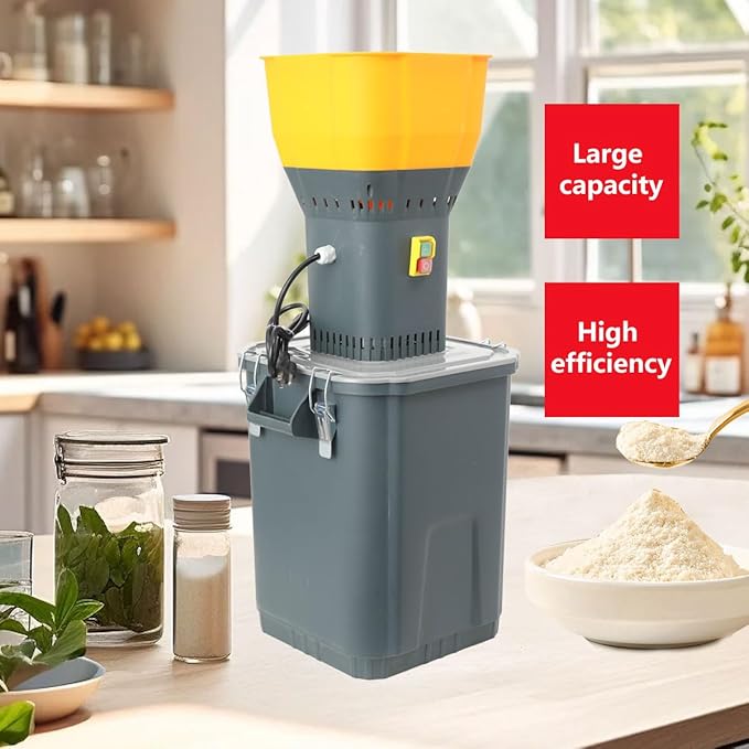 30L Grain Mill Grinder, 1000W 30L/7.9 Gallons Capacity, Feed Grinder Corn Crusher for Home Farm, Electric Corn Wheat Grain Feed Spices Ginder Mill with 5 Sieves 1 Wrench