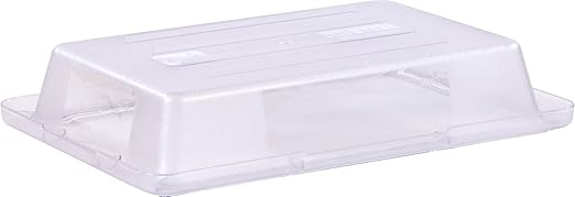Carlisle FoodService Products Storplus Food Storage Container with Stackable Design for Catering, Buffets, Restaurants, Polycarbonate (Pc), 2 Gallons, Clear, (Pack of 6)