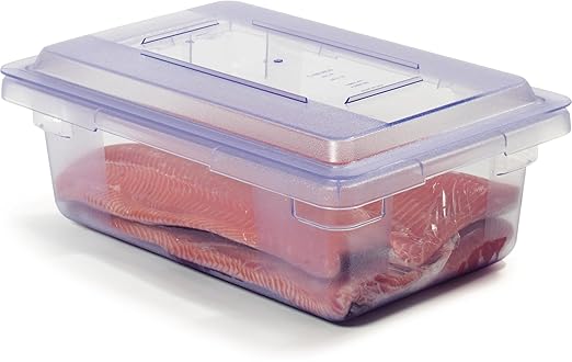 Carlisle FoodService Products CFS 10611C14 StorPlus Color-Coded Food Box Storage Container Only, 3.5 Gallon, 18" x 12" x 6", Blue (Pack of 6)