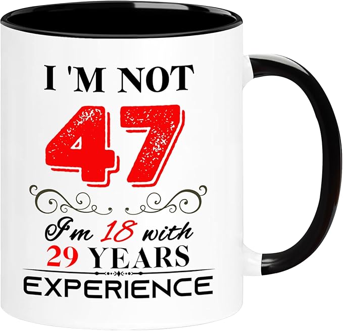 1978 47th Birthday Mug for Women Men, Turning 47 Year Old Birthday Gifts for Mom, Dad, Grandma, Grandpa, Wife, Husband, Daughter, Sister, Best Friends, Coworkers, Her, Him, 11oz Coffee Cup
