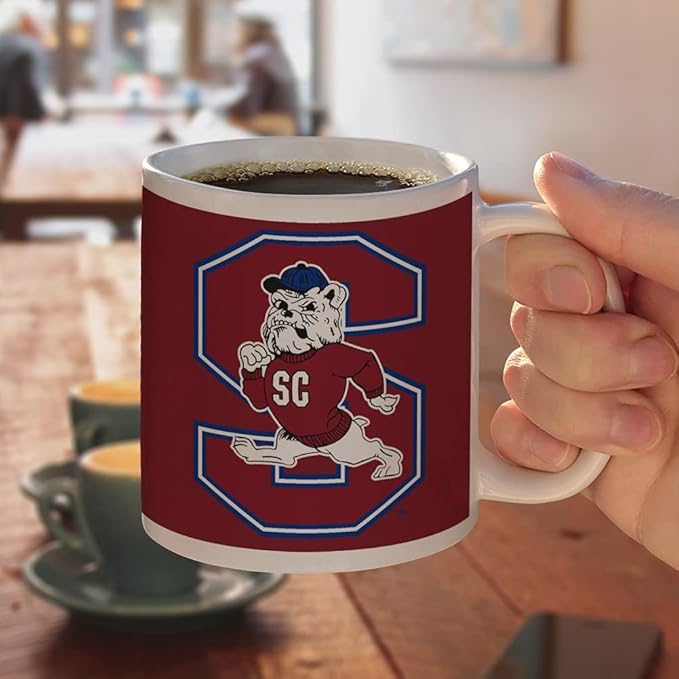 South Carolina State Primary Logo Ceramic Coffee Mug, Novelty Gift Mugs for Coffee, Tea and Hot Drinks, 11oz, White