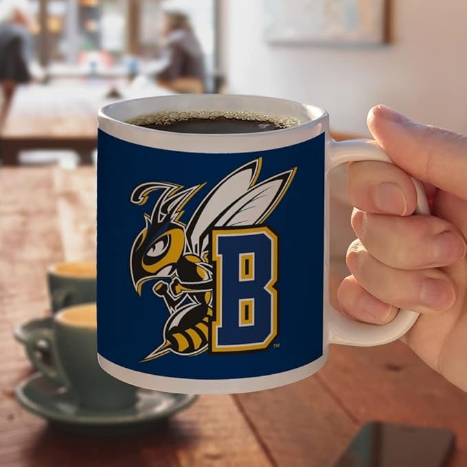 Montana State University Billings Primary Logo Ceramic Coffee Mug, Novelty Gift Mugs for Coffee, Tea and Hot Drinks, 11oz, White