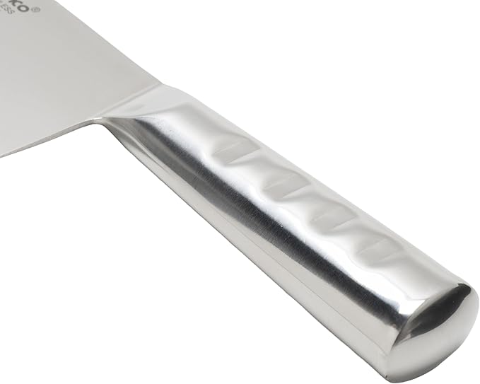Winco KC-501 Chinese Cleaver with Steel Handle and 8-Inch by 2.25-Inch Blade
