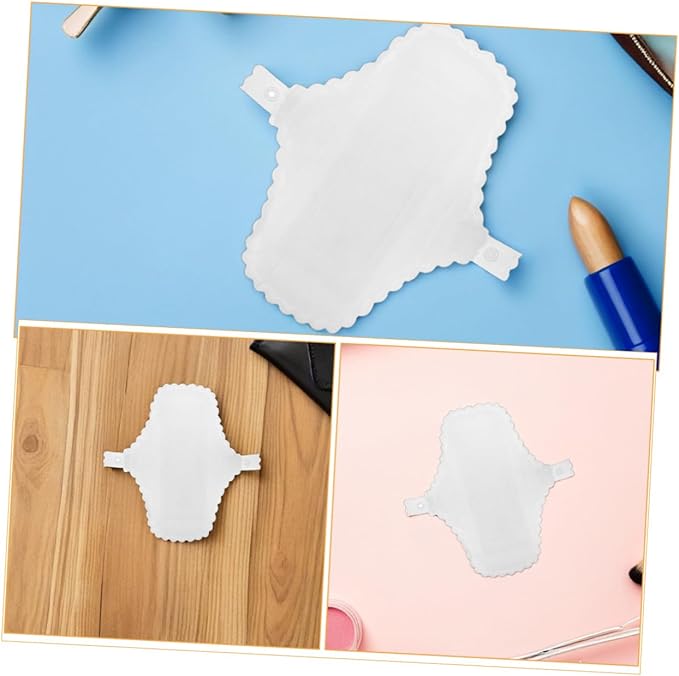 5pcs Cotton Washable Menstrual Pads for Women Leak-Resistant Reusable Cloth Sanitary Towels Soft Fabric Comfortable Period Liners for Different Flow Levels