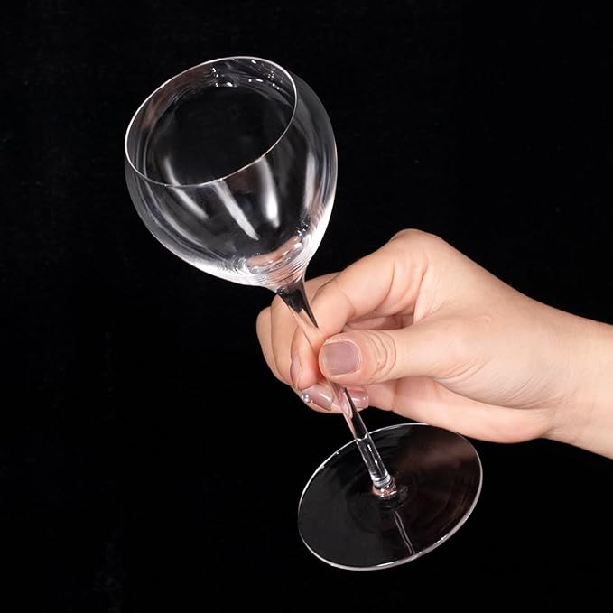 KAMMAK Martini Glasses Set of 2, 5.41 oz Clear Crystal Cocktail Glasses with Stem, Reusable Cocktail Glassware for Wedding Birthday Party, Bar, Margarita, Whiskey, Gin, Tequila, ZY12701