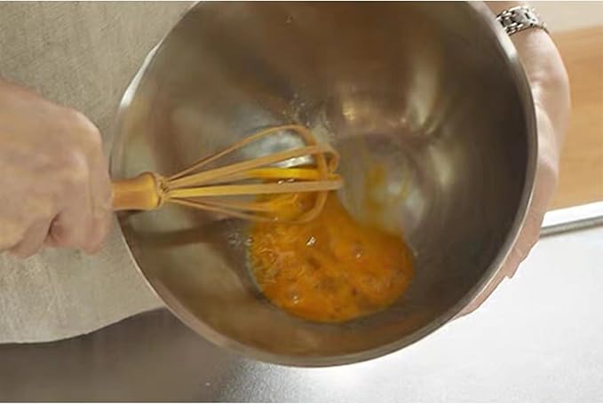 Wooden Whisk, Handcrafted Bamboo Whisks for Cooking Non Scratch, Balloon Whisk for Pancake Batter, Eggs and Sauces, Wooden Whisks Tool For Nonstick Cookware Pans, Bamboo Cooking Utensils (Big Whisk)