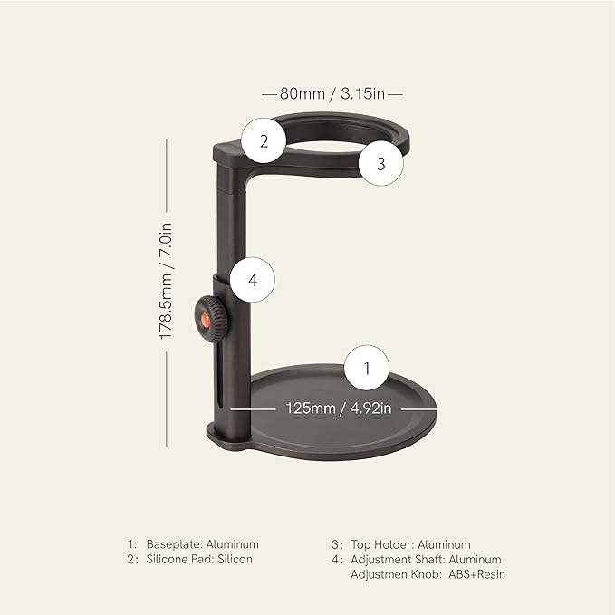 OutIn Fino Portable Electric Coffee Grinder, Portable Coffee Scale, Coffee Stand