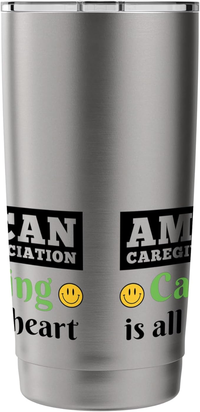 Caregiving Is All About Heart (Official ACA Merch) Stainless Steel Insulated Tumbler