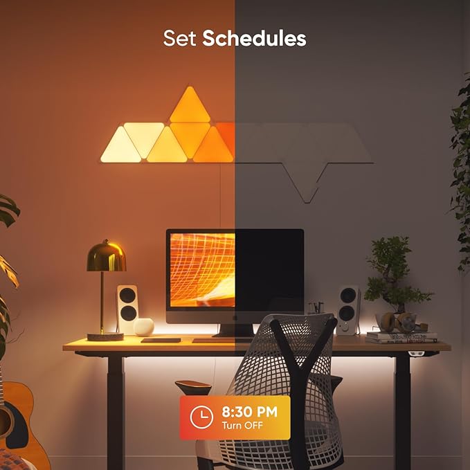 nanoleaf NL477003TW7P Triangles Smarter Kit (7 Panels) - Multicolor