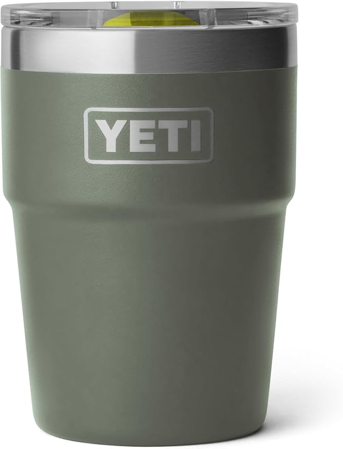 YETI Rambler 16 oz Stackable Tumbler, Vacuum Insulated, Stainless Steel with MagSlider Lid